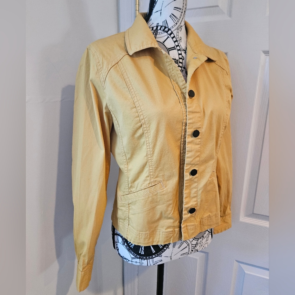 Pendleton Womens Yellow Button-Up Jacket Size Sma… - image 8